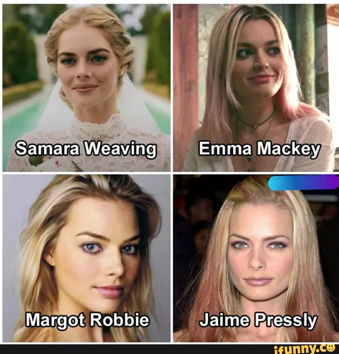 Samara Weaving Emma Mackey Margot Robbie Jaime Pressly iFunny Brazil