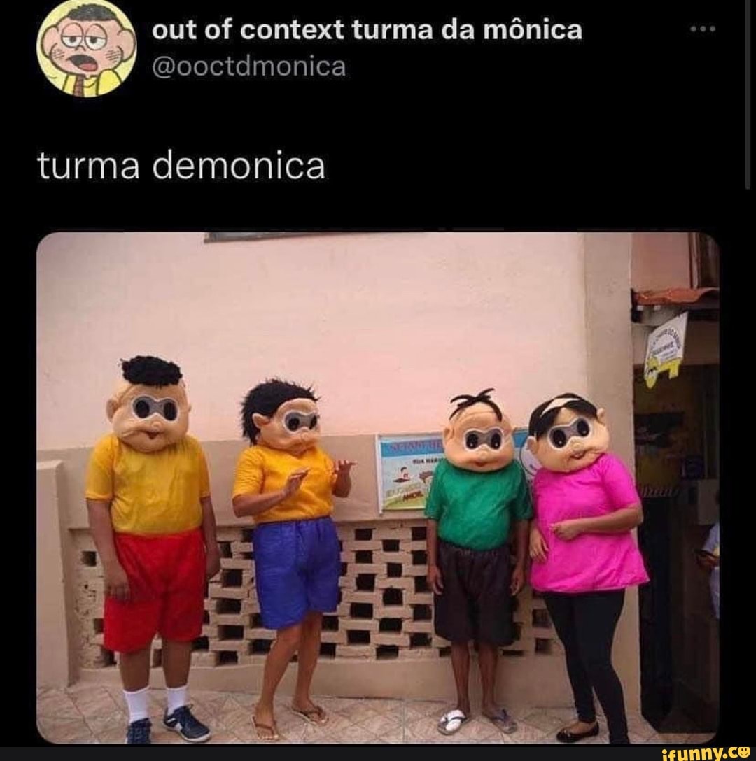 O Meme confuso de turma da mônica #turmadamônica #meme #memeturmadamon