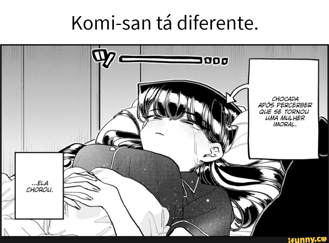 Nos animes online o anime da komi sam n está com pronome neutro É o  uniforme do nosso colégio. - iFunny Brazil