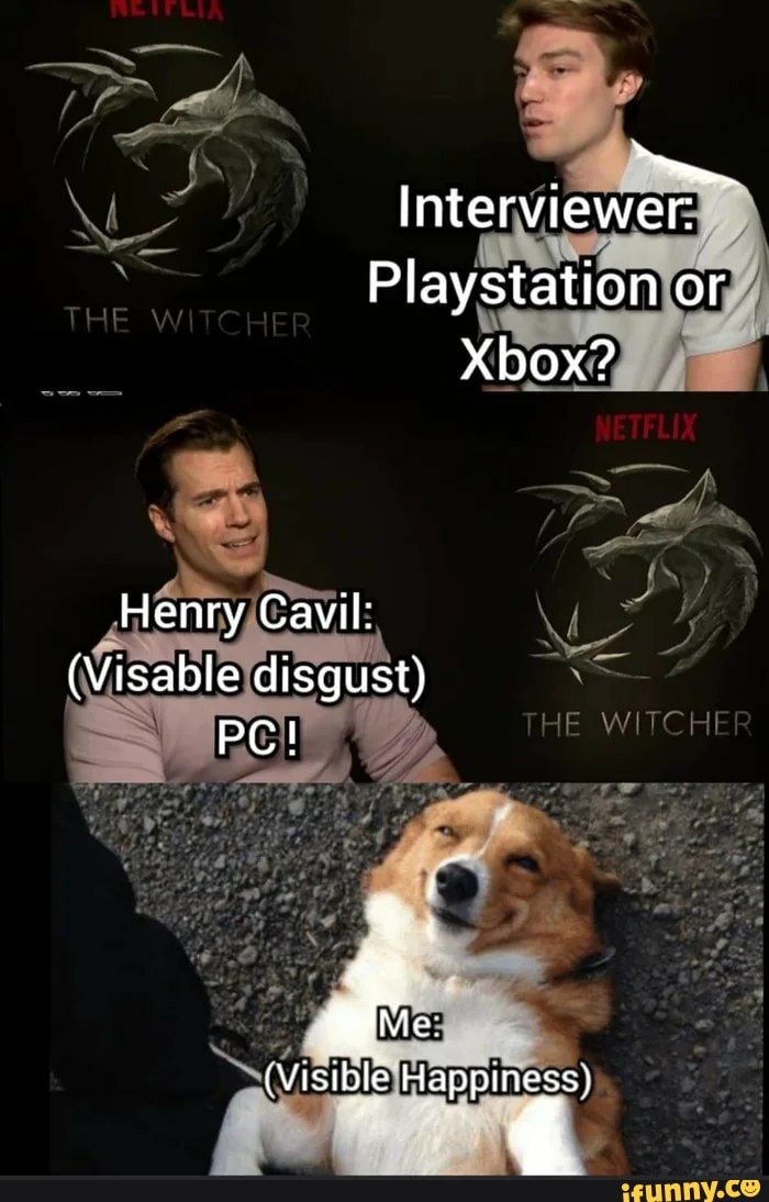 Henry cavill shop xbox or playstation