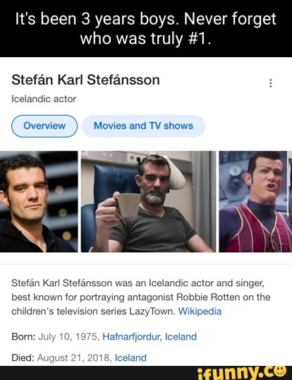 Stefán Karl Stefánsson - Wikipedia
