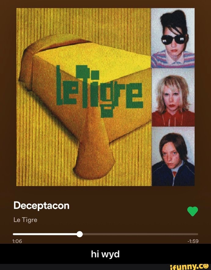 Le Tigre - Deceptacon // Lyrics - Letra 