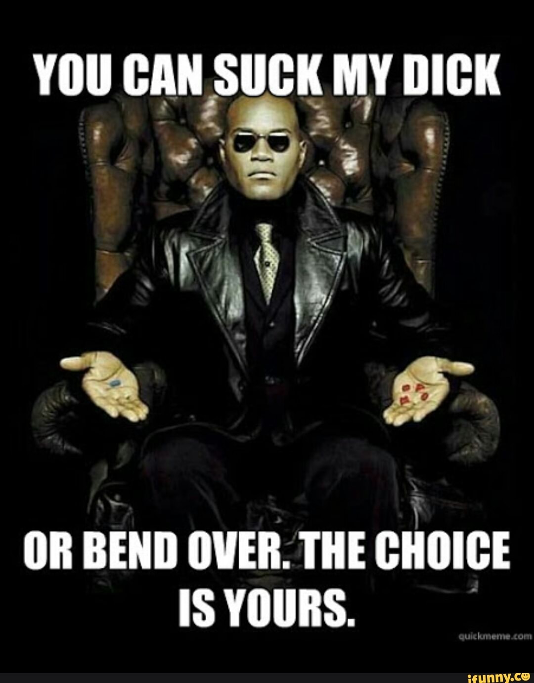 YOU CAN SUCK MY DICK ff OR BEND OVER. THE CHOICE IS YOURS. - iFunny Brazil