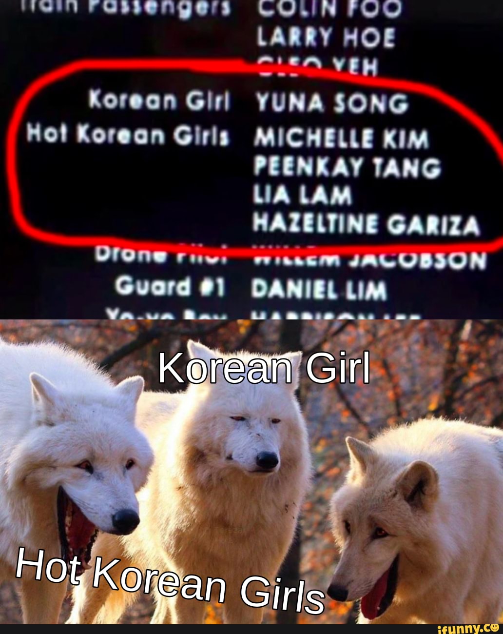 korean girls meme
