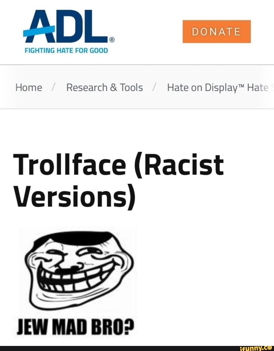 Trollface (Racist Versions)