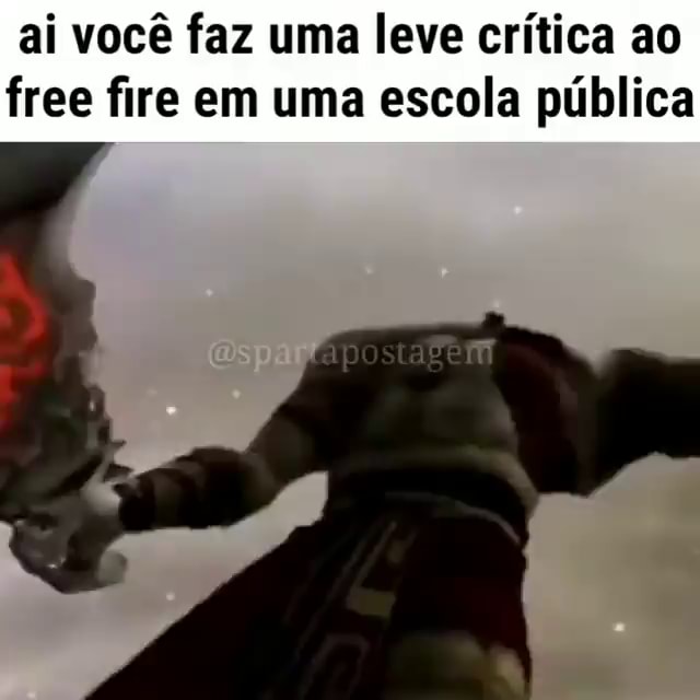 Pessoas: Você não pode zuar um jogador de free fire com um anime Eu:  observe WEB - iFunny Brazil