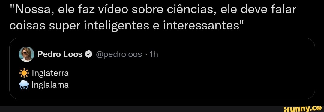 PROGRAMA SOBRE CIÊNCIA COM PEDRO LOOS 