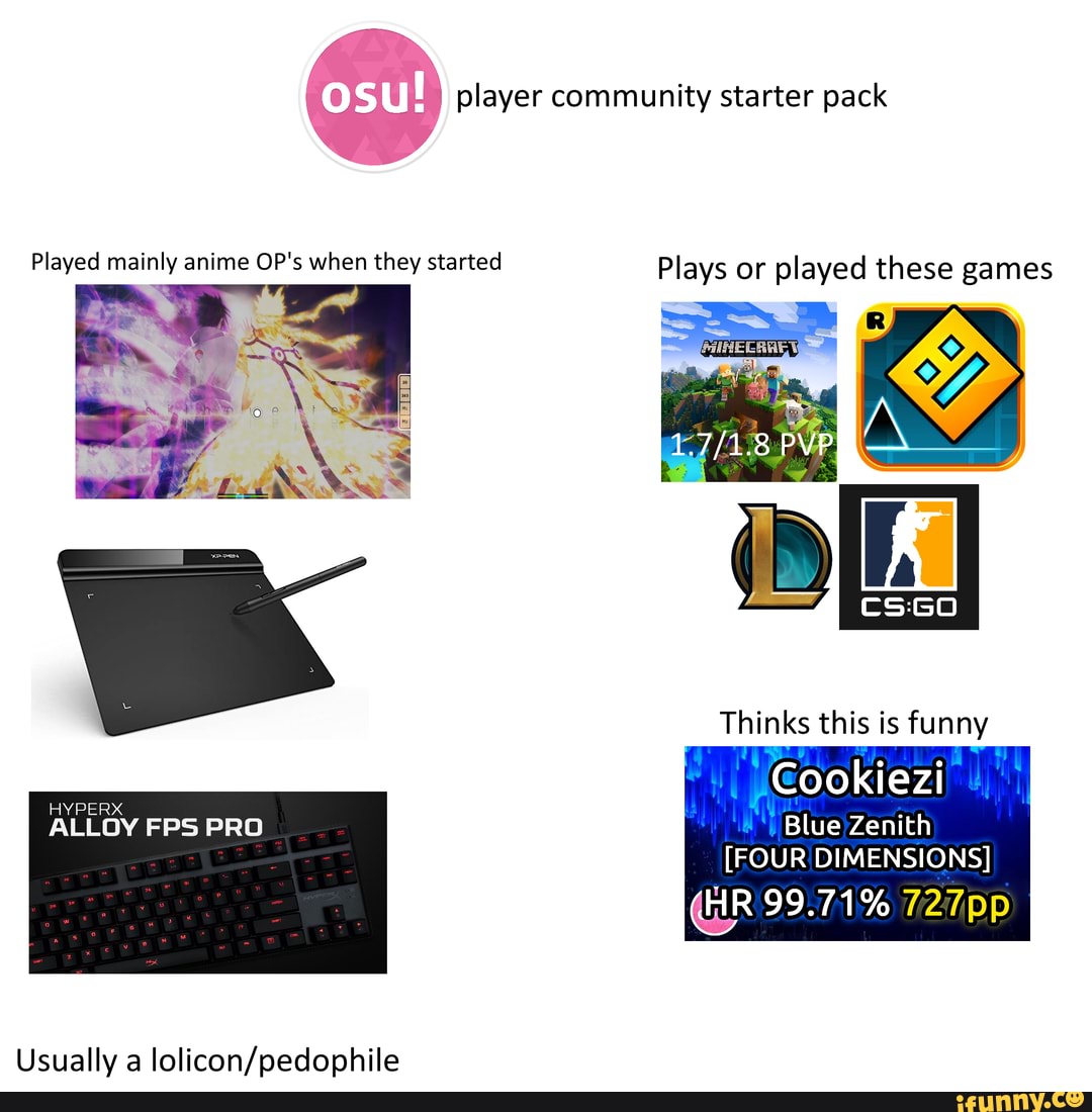 Osu memes. Best Collection of funny Osu pictures on iFunny Brazil