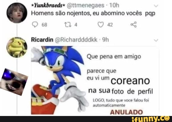 Sonicanulador memes. Best Collection of funny Sonicanulador pictures on  iFunny Brazil