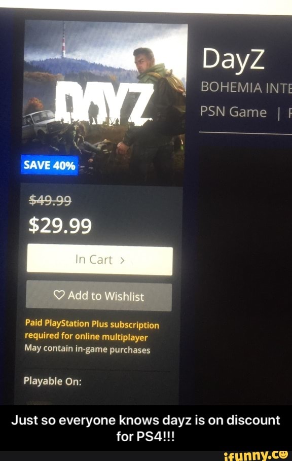 Psn dayz best sale