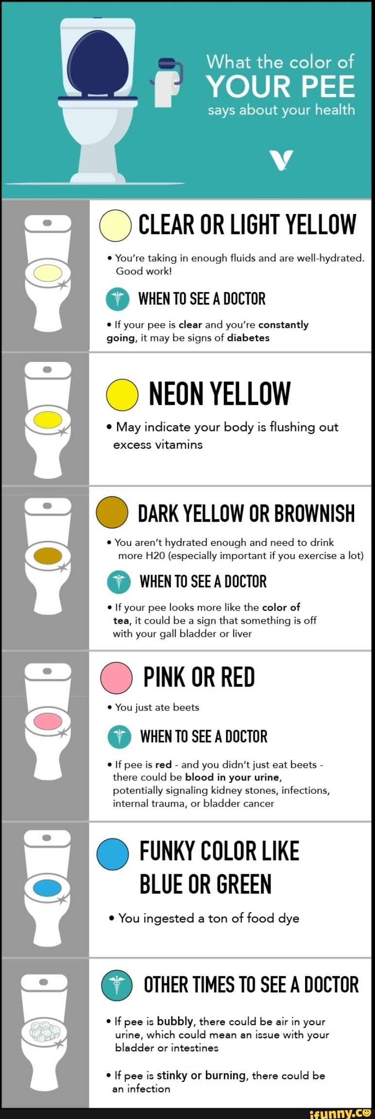 What the color of your urine says about your hydration