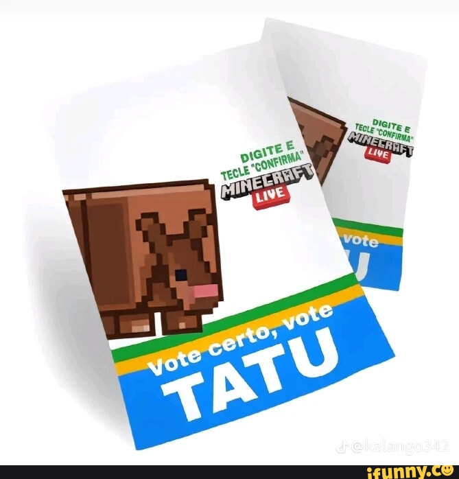 Minecraft Live 2023: Vote no tatu!