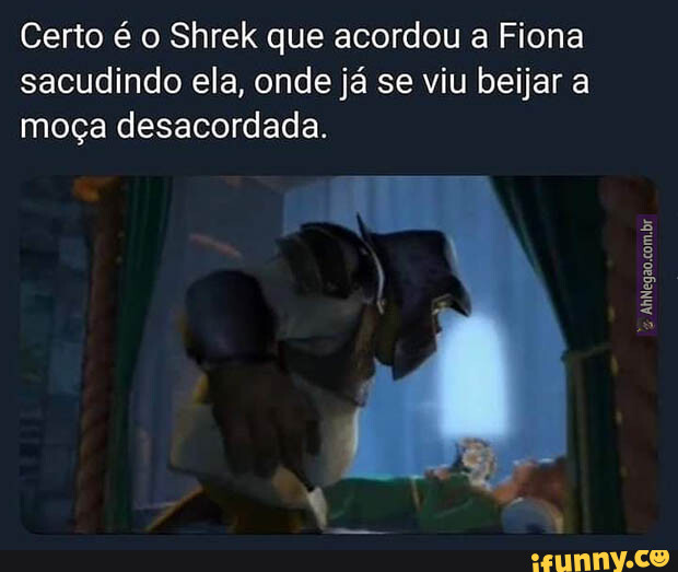 Lambida no Shrek: Não é a Fiona?!. - Meme by JoSjoca :) Memedroid