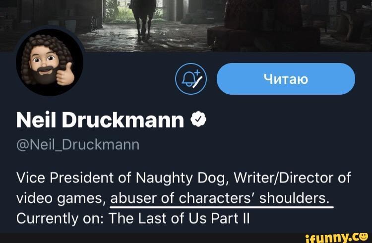 Dr. Uckmann (@Neil_Druckmann) I Twitter > neil_druckmann That Last