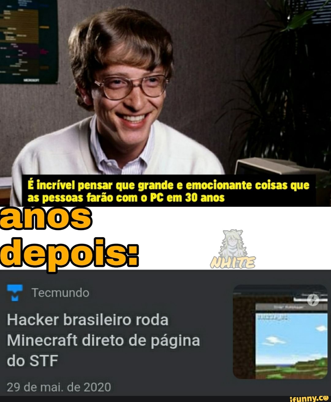 Hacker brasileiro roda Minecraft direto de página do STF