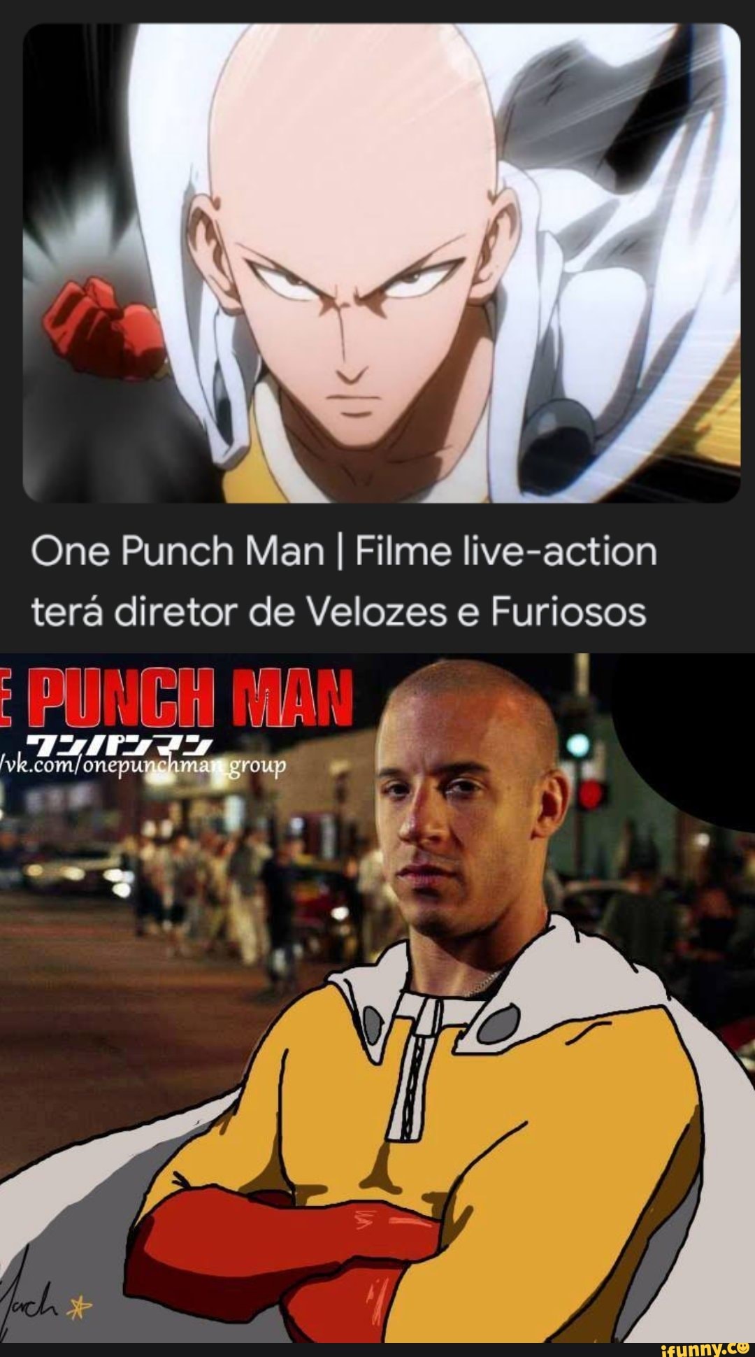 Filme live-action de One Punch Man está em desenvolvimento
