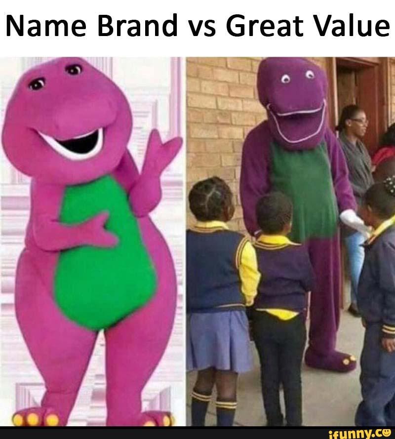 Name Brand vs. Great Value