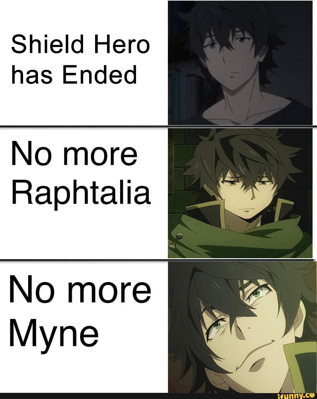 Shield Hero has Ended No more Raphtalia No more Myne - iFunny Brazil