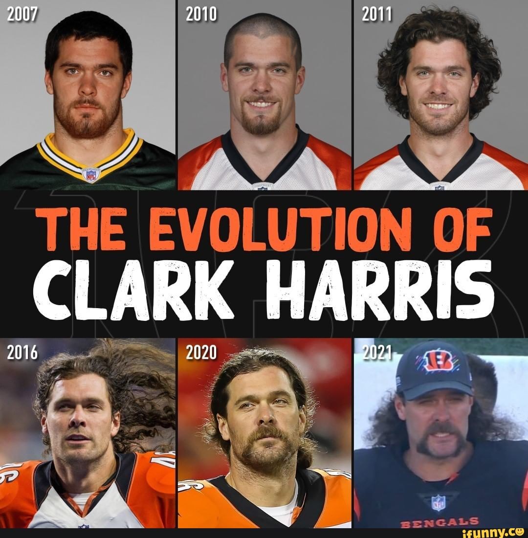 THE EVOLUTION OF CLARK HARRIS BENGALS - iFunny Brazil