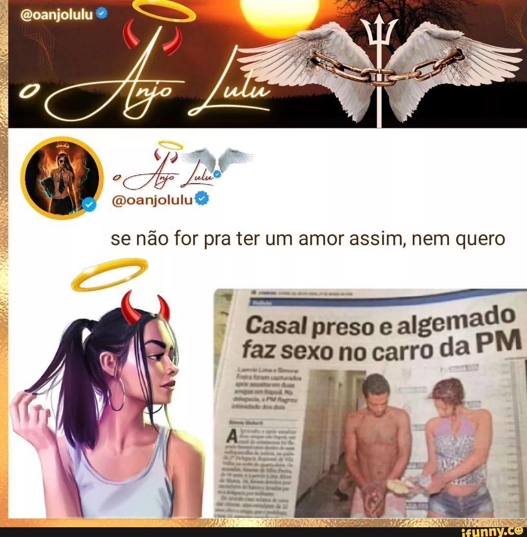 Doanjolulu se não for pra ter um amor assim, nem quero Casal preso e  algemado faz sexo no carro da - iFunny Brazil