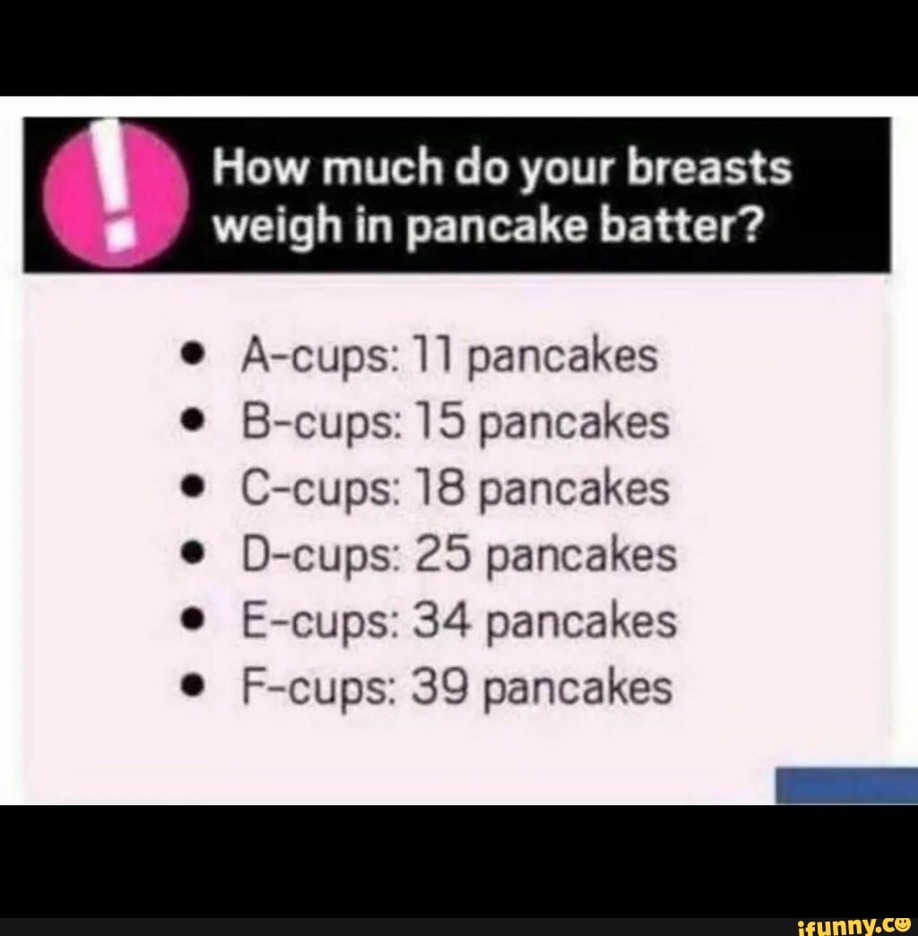 How Much Do A Cup Breasts Weigh?