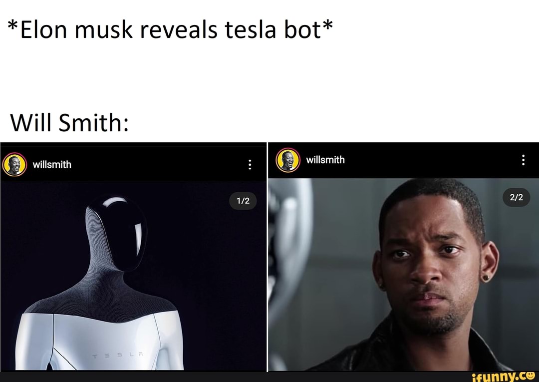 Tesla Bot Reveal Sparks Tidal Wave of Jokes, Memes as People Make 'I, Robot'  Comparisons