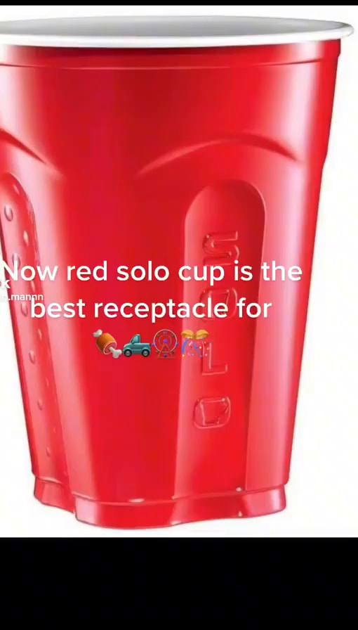 The red solo cup is the best receptacle