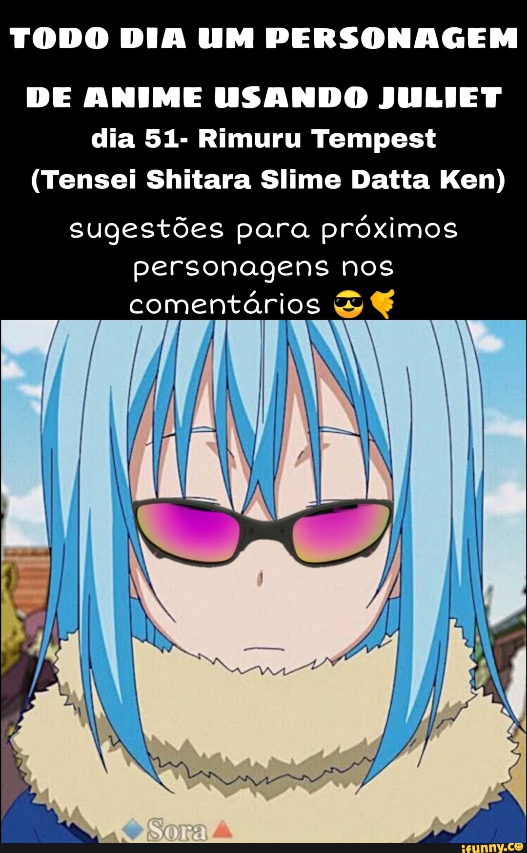 Os 20 personagens mais populares de Tensei shitara Slime Datta Ken