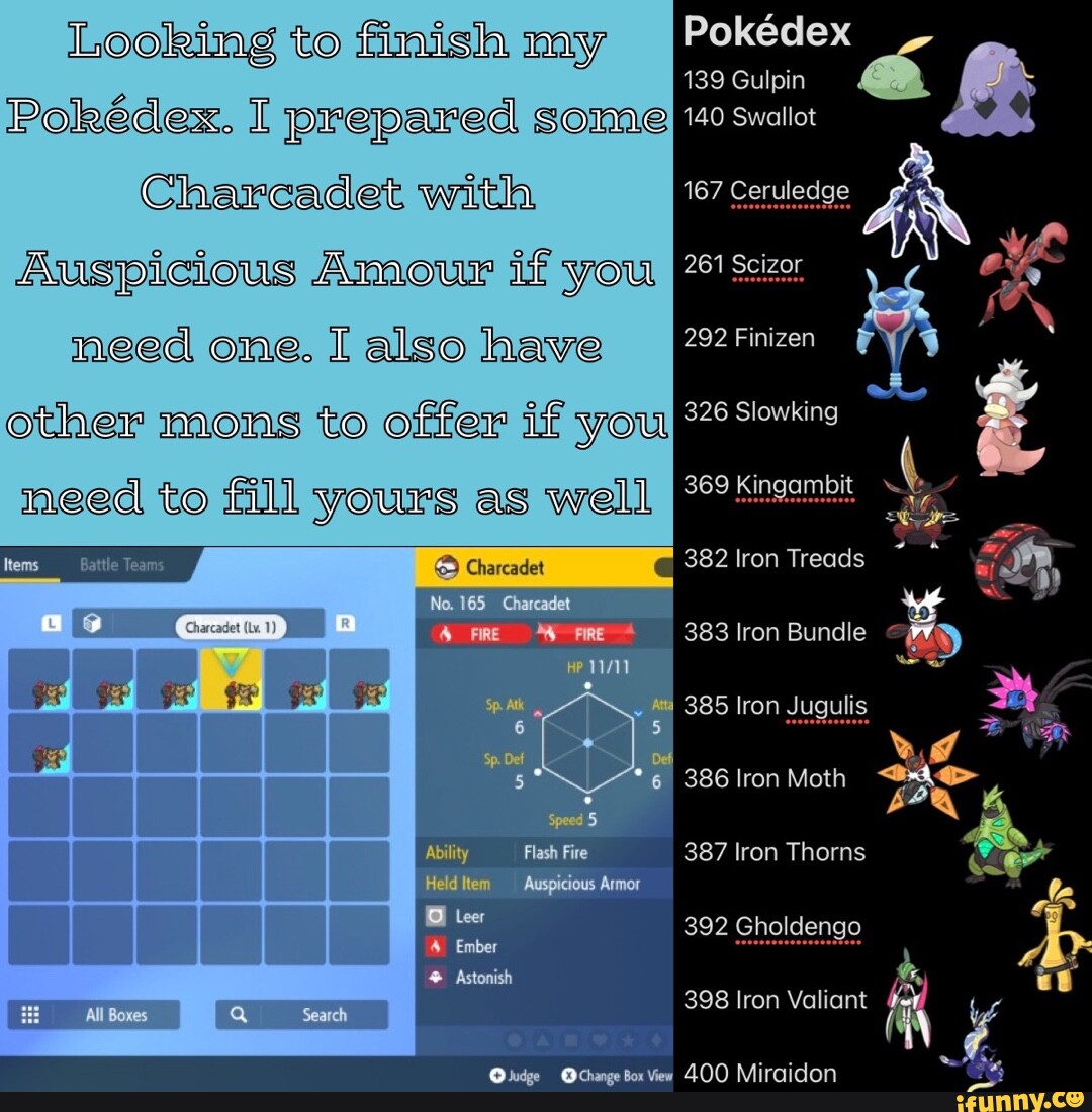 Finizen  Pokédex