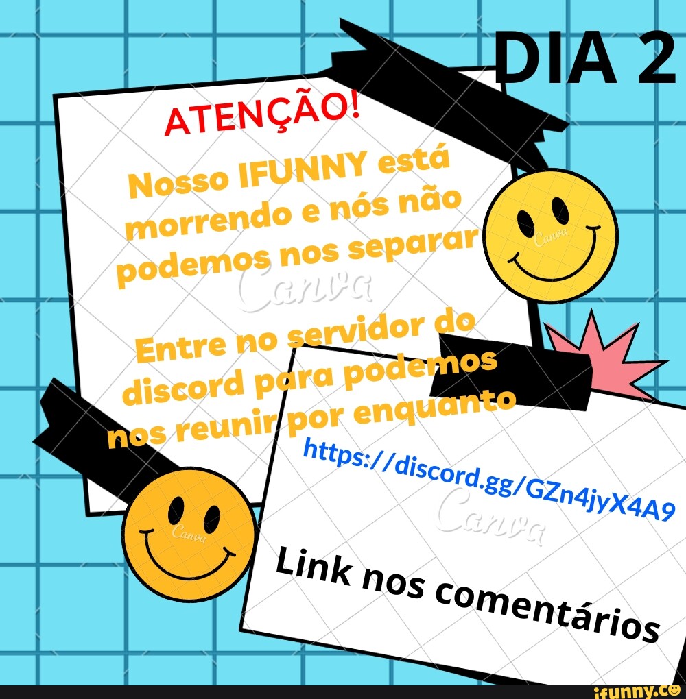 LINK DO MEU SERVER'DO DISCORD - iFunny Brazil