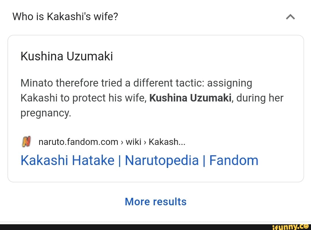 Kakashi Hatake, Wiki