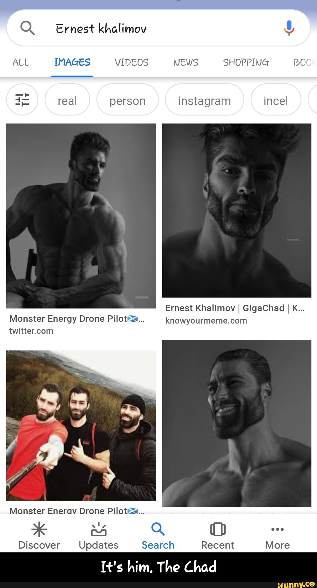 Who is Ernest Khalimov, the guy from the Chad meme?, GigaChad, HD