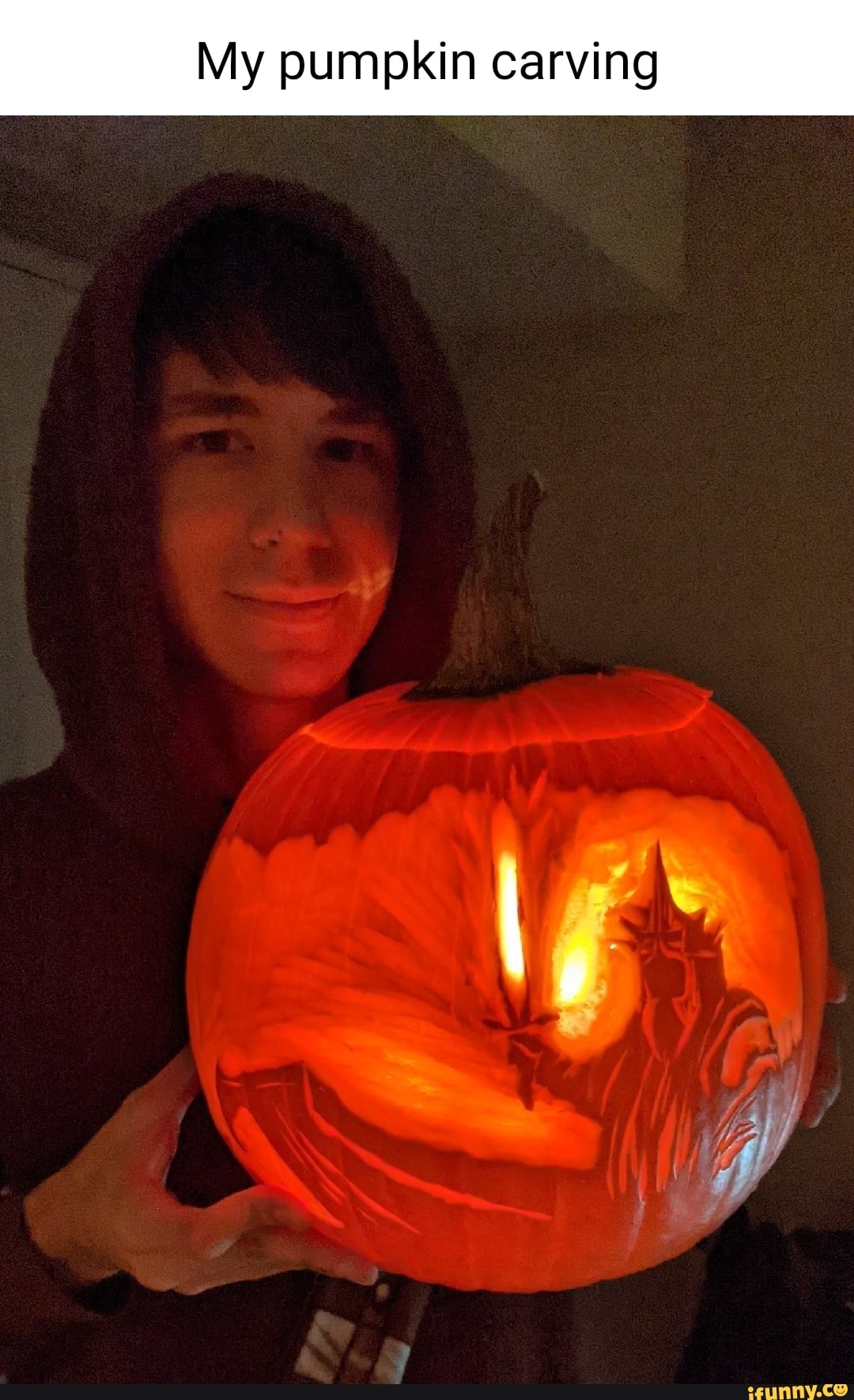 My pumpkin carving - iFunny Brazil