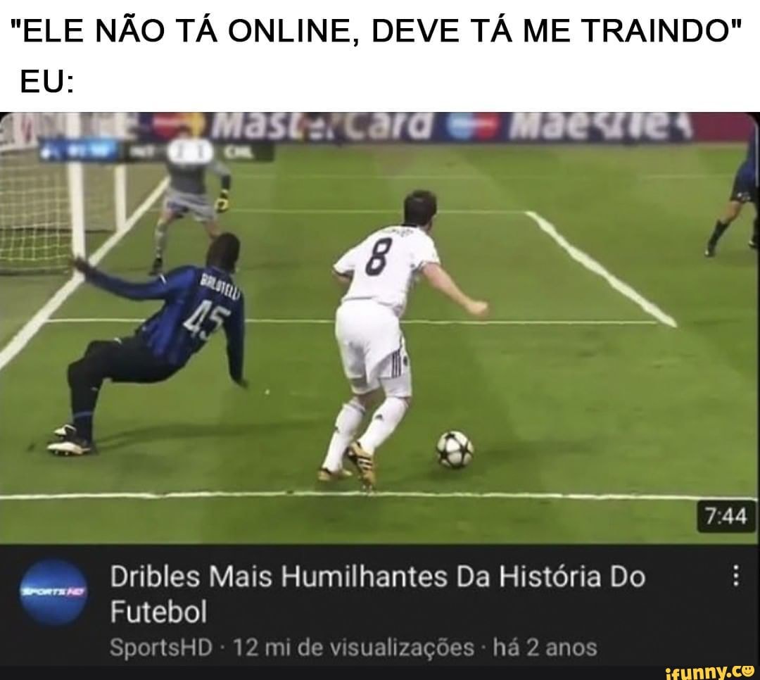 DRIBLES HUMILHANTES NO FUTEBOL 