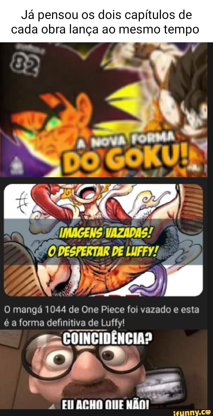 O mangá 1044 de One Piece foi vazado e esta é a forma definitiva de Luffy!