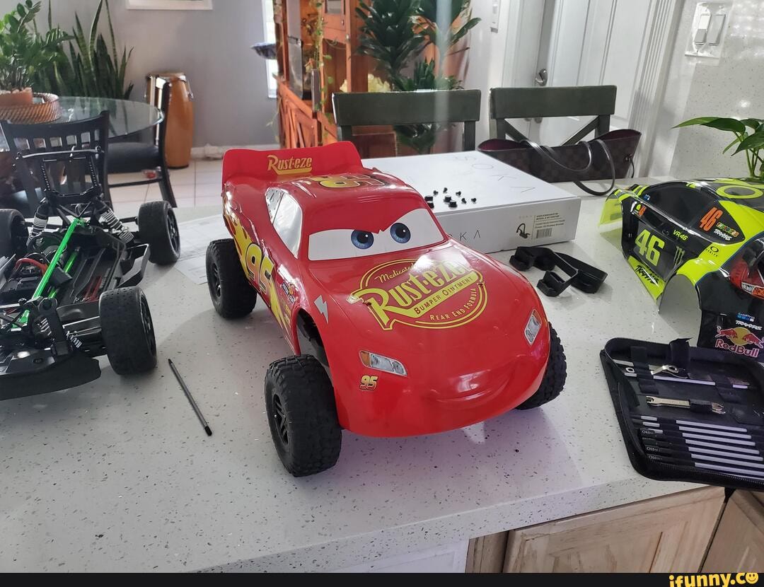 Traxxas slash lightning store mcqueen body