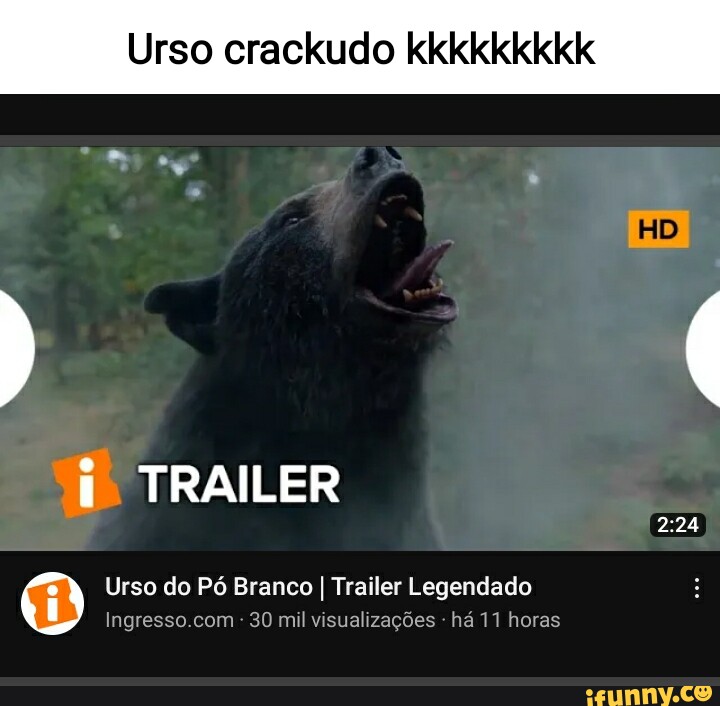 O URSO DO PÓ BRANCO, 2023, Trailer dublado