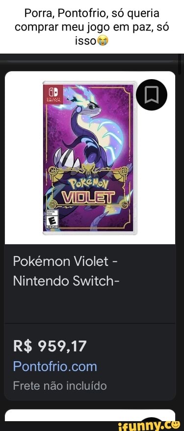 Pokémon Violet - Nintendo Switch - Compra jogos online na