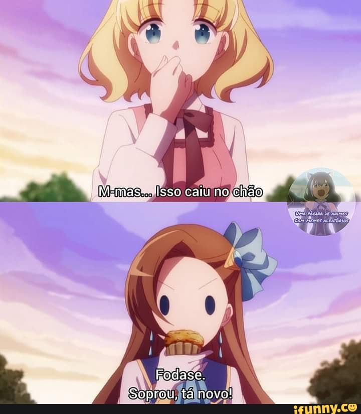 Tá certo. - Uma página de animes com memes aleatórios