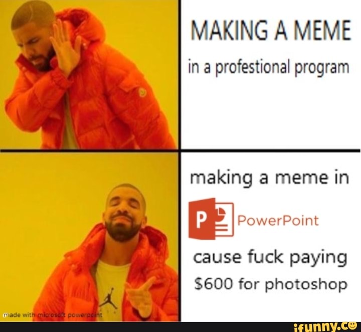 Making a meme with photoshop