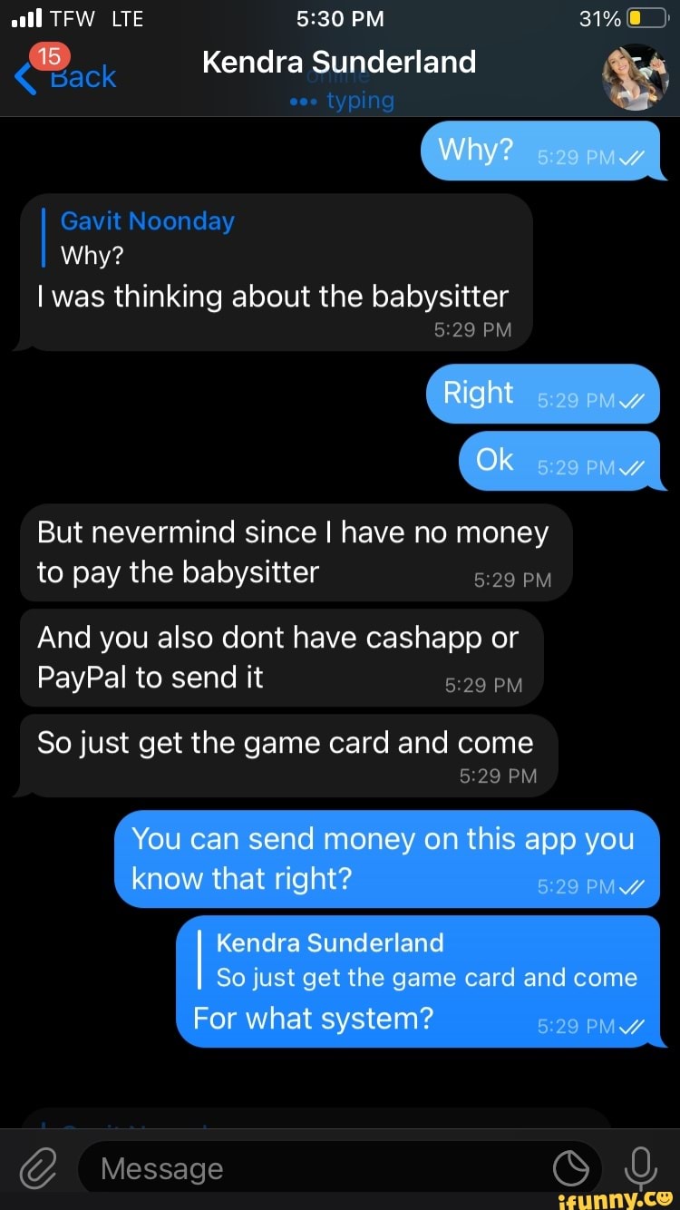 All LTE PM Pack Kendra Sunderland Why? Gavit Noonday Why? I was