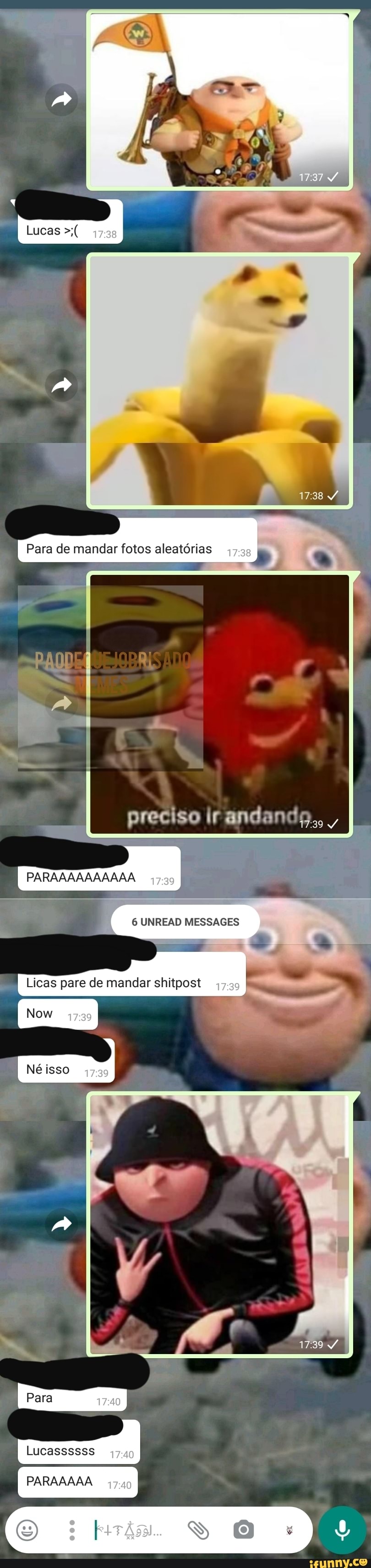 Eai glr, sei q n é meme mas eu criei um gp no zap pra fotos aleatórios