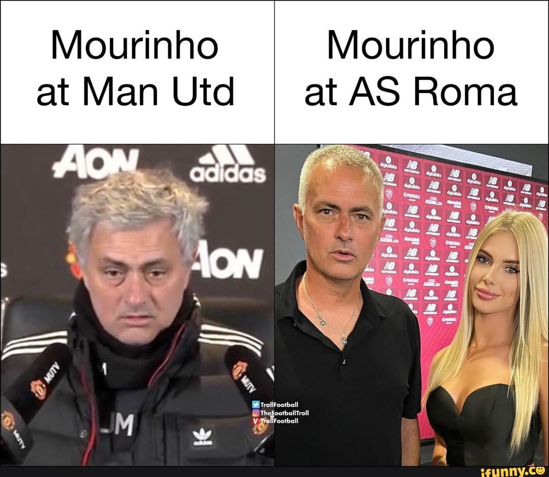 Mourinho at AS Rome off I off of fi of JON of of of of of of