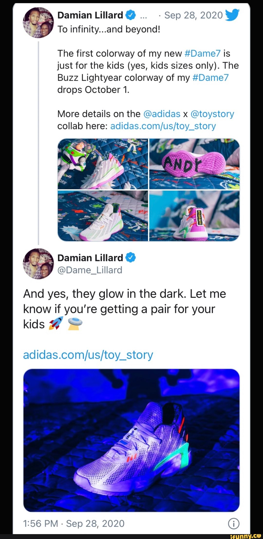 damian lillard buzz lightyear