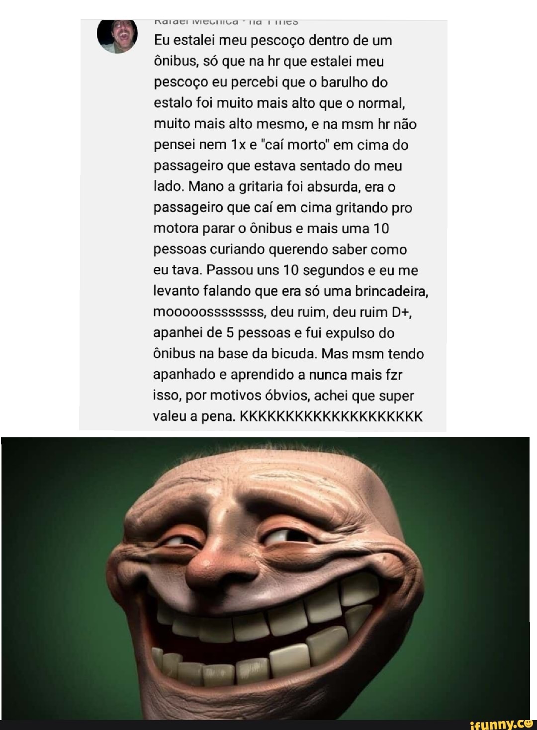Base de meme do trollface triste - iFunny Brazil