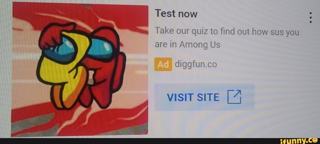 Play Among Us Determine What Percent Sus You Are Quiz