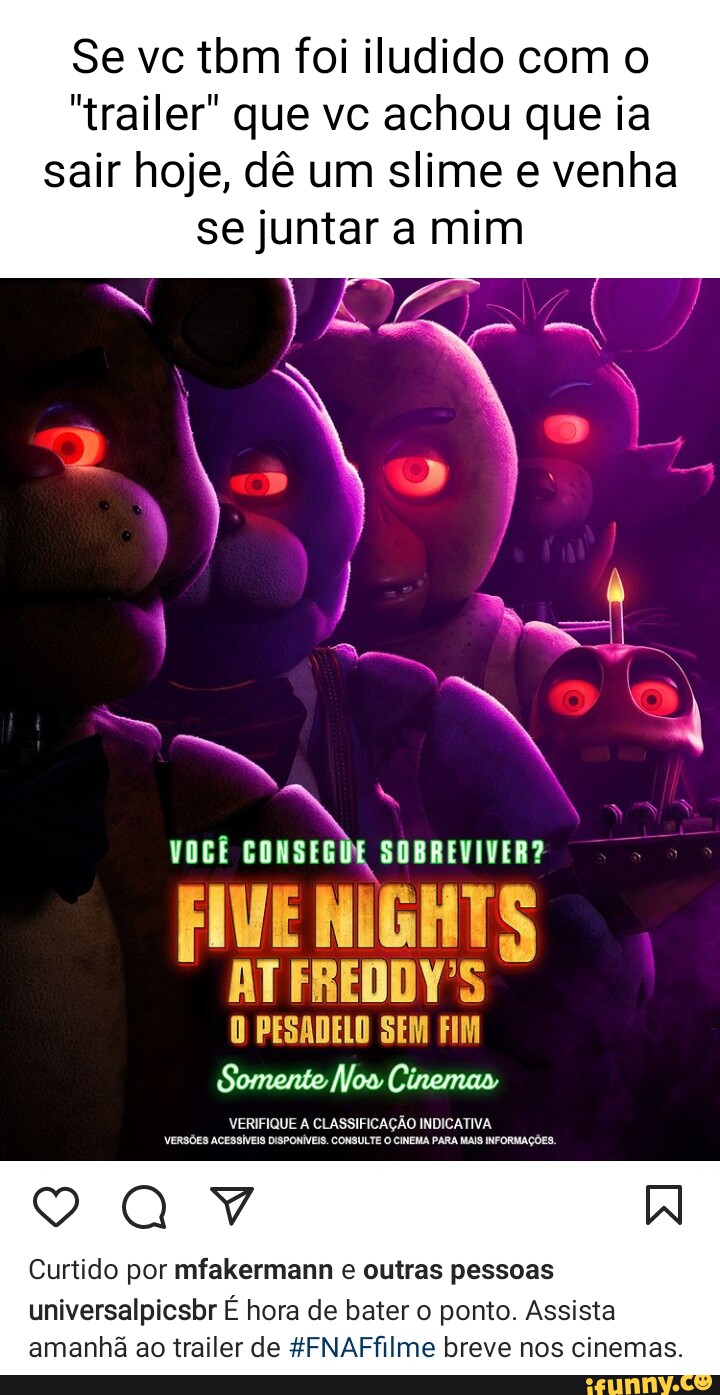 Five Nignts at Freddy's - O Pesadelo sem Fim