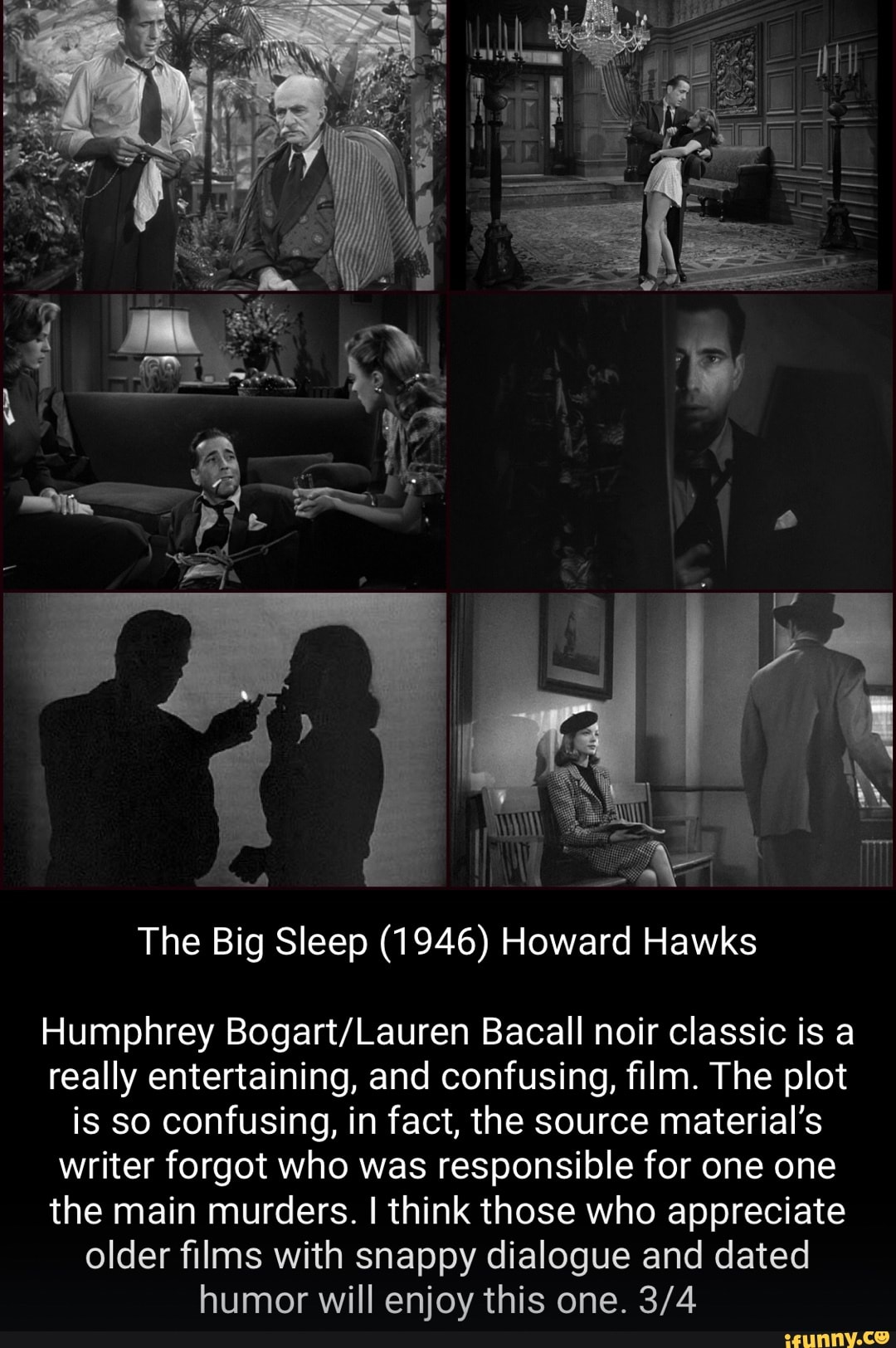 Howard Hawks Humphrey Bacall Noir