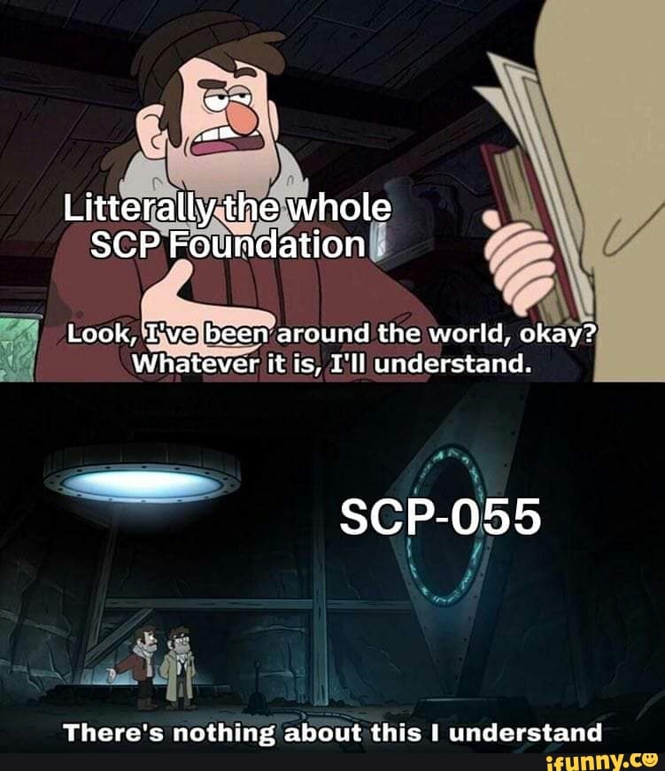 So.. what-what is SCP-055? Its so confusing, can someone explain it to me?  : r/SCP