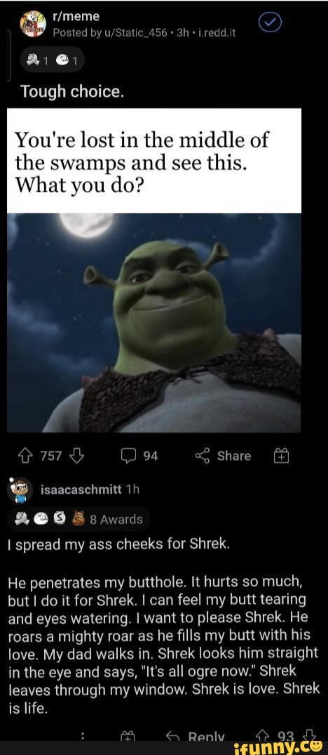 Found this new Shrek gif : r/memes